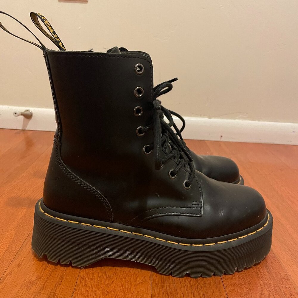 Doc Martens Platform Combat Boots